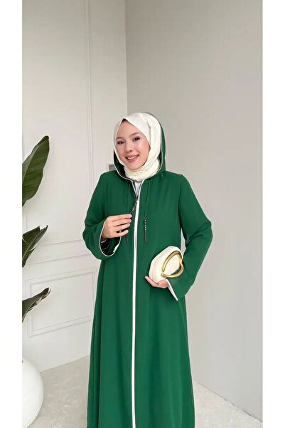 NİLNUR MODA New Season Women's Asli Dubai Ferace Is Lined