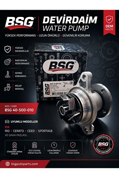 BSG DEVİRDAİM SU POMPASI