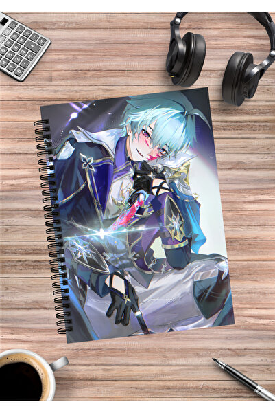 mertfigur Caiet spiralat Genshin Impact Anime A5 (50 de coli)