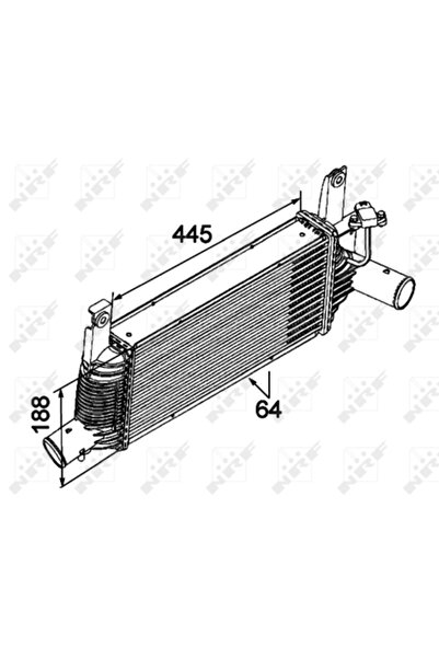 NRF Radiator intercooler, NRF, 30527