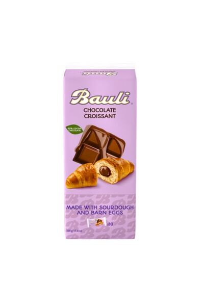 Bauli Croissant cu umplutură de ciocolată, pachet de 10 (500g)
