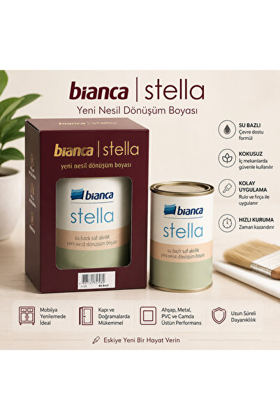 BOYAA Fayans,Ahşap,Mdf,Cam,Plastik Bianca Stella Boya