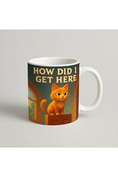 Petgifts Cana Cadou Personalizat Amuzanta Cu Mesaj How Did I Get Here - Ceram...