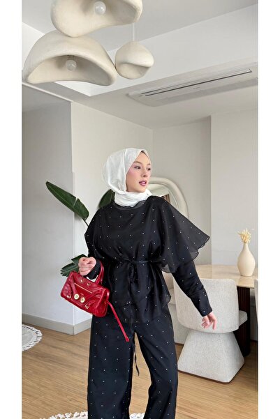 NİLNUR MODA New Season Women's Marcella Polka Dot Pattern Set