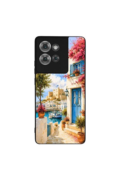 Sonique Θήκη Greek Island Muse Series για Motorola Edge 50 5G Ροδίτικο Λιμάνι