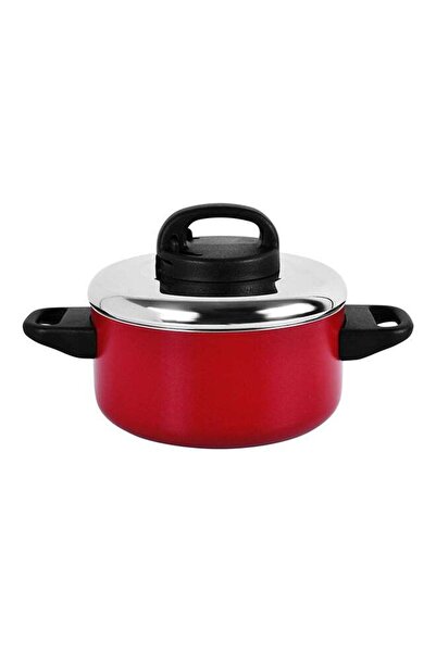 Prestige Classique Covered Saucepot With Steel Lid Red 18cm