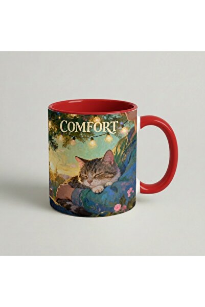 Petgifts Cana Cadou Personalizat Amuzanta Cu Mesaj Comfort - Ceramica 330 Ml