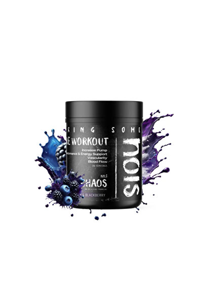 NOIS Pre Workout Chaos Amino Asit 300G 28 Servis Yaban Mersini & Böğürtlen Ar...