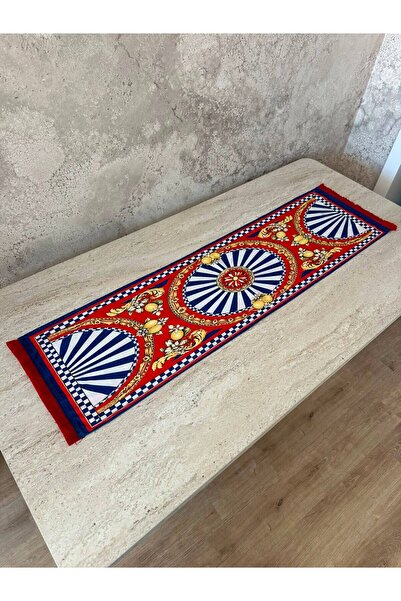 adenkahome Napoli Series, Red Fringed Runner 40X140 cm
