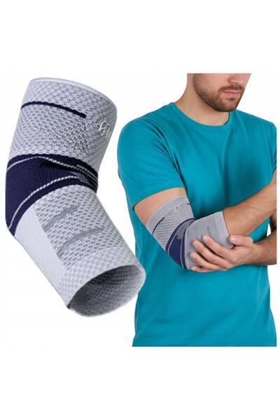 Mardil Orteză de compresie pentru cot 3D Compression XL Gri/Bleumarin, susțin...