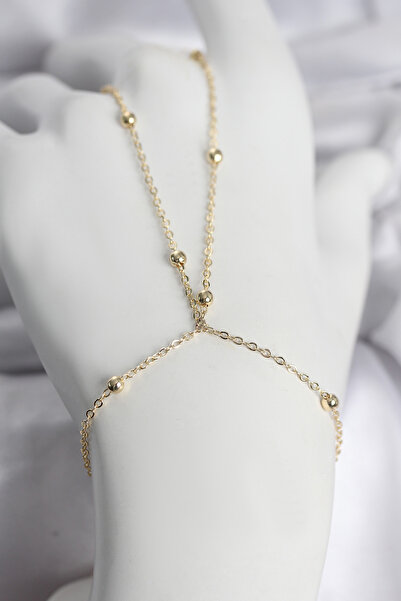 OGHAMAY 316L Steel Gold Color Ball Chain Women's Necklace
