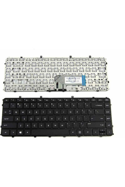 HP Πληκτρολόγιο φορητού υπολογιστή για Envy 4 6 με πλαίσιο σε μαύρο χρώμα K415