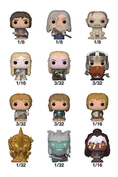 Funko Μπίτι Ποπ! Ταινίες: Ο Άρχοντας των Δαχτυλιδιών - Φιγούρα (Τυχαία)