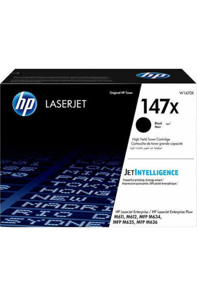 HP 147X Γνήσιο Τόνερ Εκτυπωτή Λέιζερ Μαύρο Υψηλής Απόδοσης 25200 Σελίδες (W14...