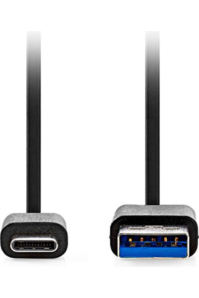 Nedis Καλώδιο USB 3.2 USB-C Αρσενικό - USB-A 15W Ασημί 1μ Χύμα