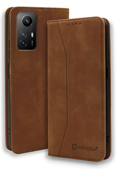 OEM Θήκη Book από Συνθετικό Δέρμα Καφέ (Redmi Note 12S)
