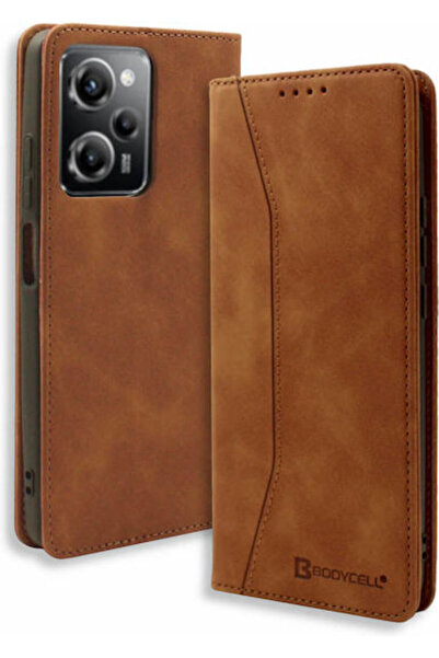 Other Θήκη Bodycell από Συνθετικό Δέρμα Καφέ (Poco X5 Pro) Κωδικός: 04-01108