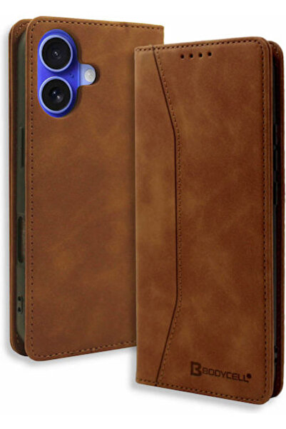 Other Bodycell Book Συνθετικό Δέρμα / Δέρμα Καφέ (iPhone 17) Κωδικός: BB-00256