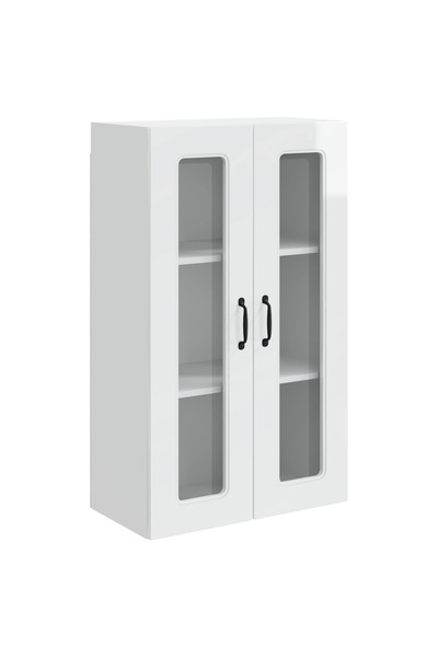 vidaxl Dulap de bucătărie Kalmar Alb lucios 60 x 31 x 100 cm