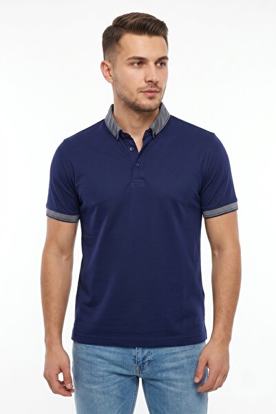 Raymons Men's Polo Collar Short Sleeve T-Shirt Regular Fit T1000 Bgl-St05554