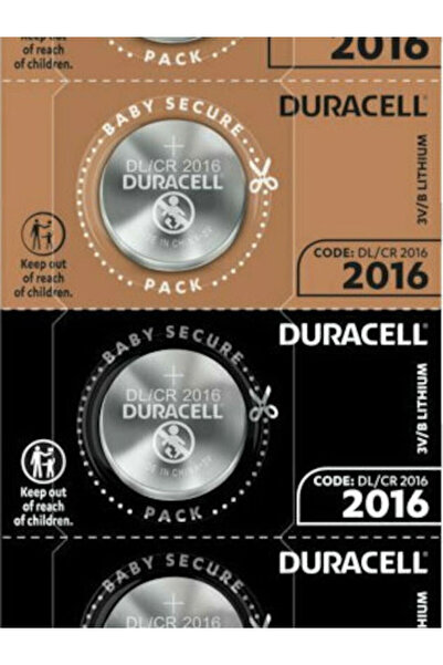 Duracell Μπαταρία ρολογιού λιθίου CR2016 3V 5 τεμάχια