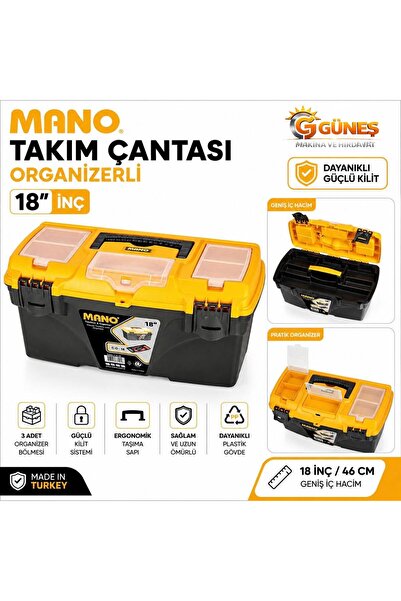 MANO 18'' Organizerli Klasik Takım Çantası