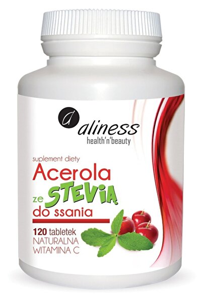 Aliness Acerola cu Stevia Sub formă de comprimate 120 comprimate