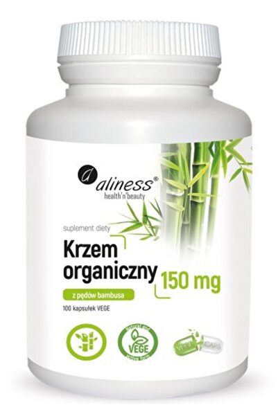 Aliness Cremă Organică din Germeni de Bambus 100 Capsule