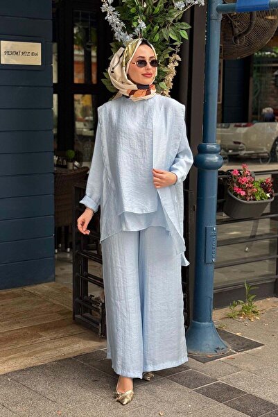Ceremony Pantolonlu Takım 26Y965 Bebe Mavisi