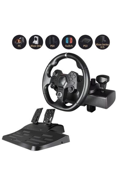 JOYCOR AP7 Oyuncu Direksiyon Seti PS4/PS3/Xbox One/Xbox 360/Switch/PC Uyumlu ...