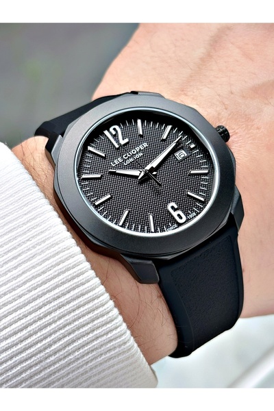 Lee Cooper Special Design Black Color Silicone Cord Men's Wristwatch 8312.651