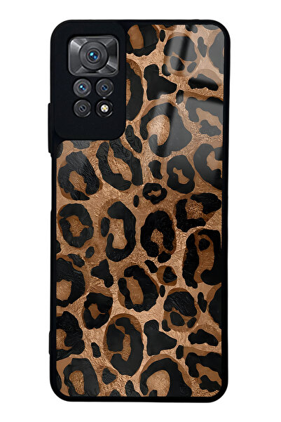 Spoyi Xiaomi Redmi Note 11 Pro Leopar Tasarımlı Glossy Telefon Kılıfı