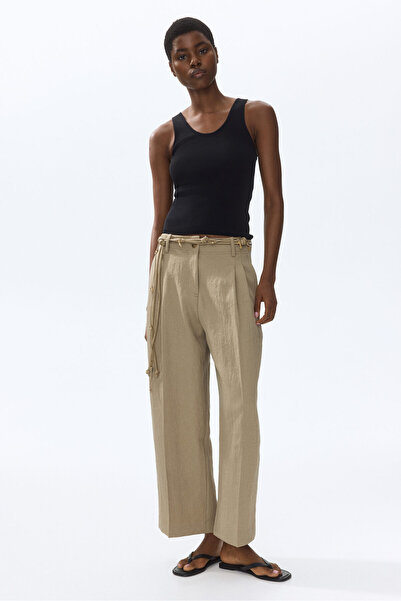 H&M Bilek Boyu Gabardin Pantolon