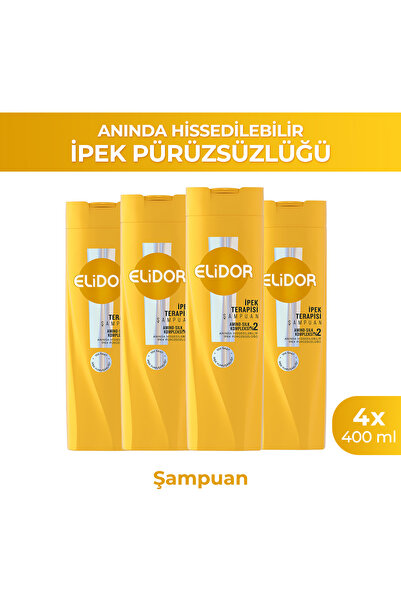 Elidor Şampuan İpek Terapisi 400 ml x4
