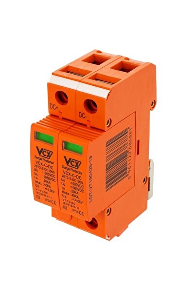 vcx Descărcător de supratensiune fotovoltaic CC 2P, Clasa C 1kV