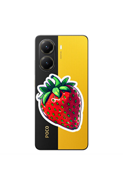 Other Xiaomi Poco X7 Pro strawberry Transparent Silicone TPU Θήκη