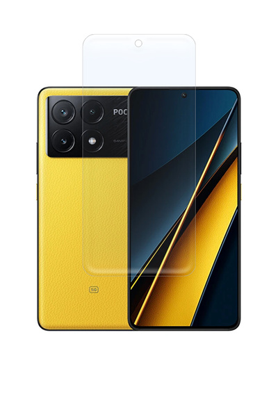 Phonextra واقي شاشة نانو لامع عالي الدقة متوافق مع هاتف Xiaomi Poco X6 Pro، ح...