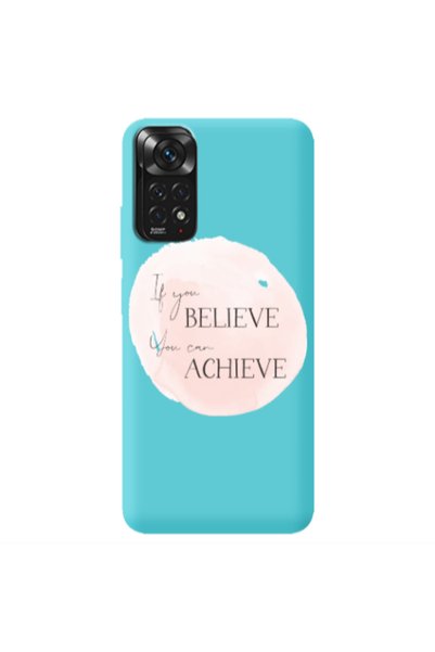 Other Xiaomi Redmi Note 11 4G If You Believe Turquoise Colored Silicone TPU Θήκη