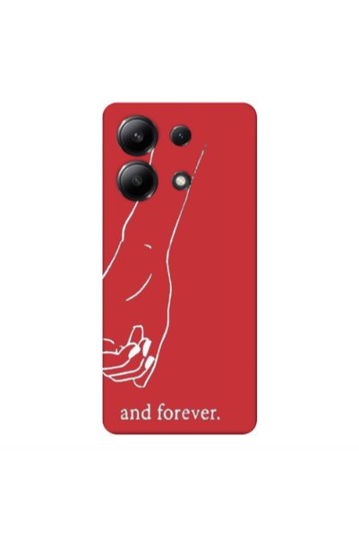 Other Xiaomi Redmi Note 13 4G And forewer Red Colored Silicone TPU Θήκη