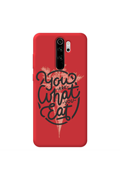Other Xiaomi Redmi Note 8 Pro You are What You Eat Red Colored Silicone TPU Θήκη