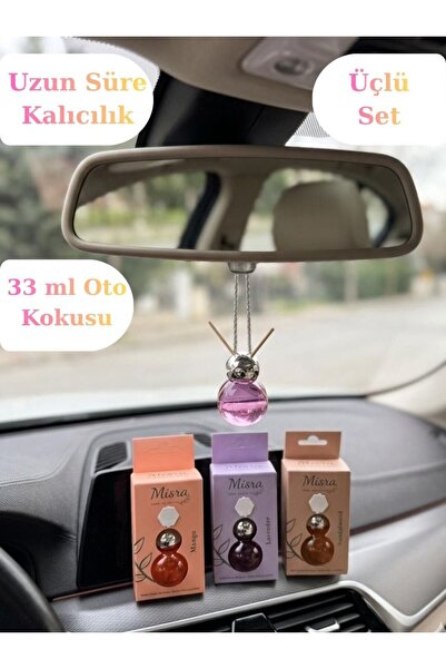 misra home collection oto kokusu 33 ml plastik şişe bambu çubuklu (3'lü set) ...
