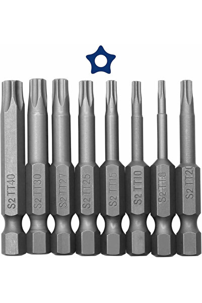 OEM Μύτες κατσαβιδιού Torx 5 σημείων 8 τεμάχια