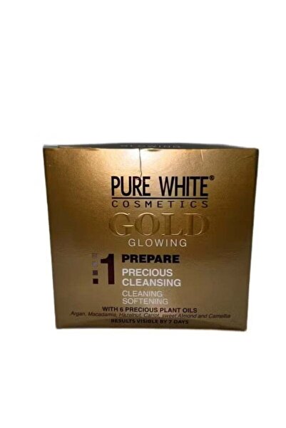 Pure White Cosmetics صابون تفتيح البشرة اللامع بالذهب 150 جرام