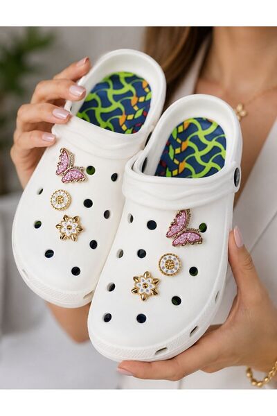PLN SHOES High Sized Hospital Cook Nurse Doctor Slippers Cross With Massage Base