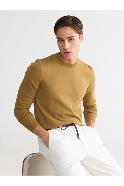 LC Waikiki Quality Parts from Çelebi Store Zero Roba Yaka Men's Knitwear Sweater