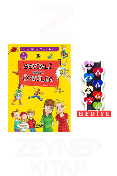Yuva Yayınları 1.Sınıf Sevimli Gerçek Öyküler 10 Kitap Set (8'li Kalp Ayraç H...