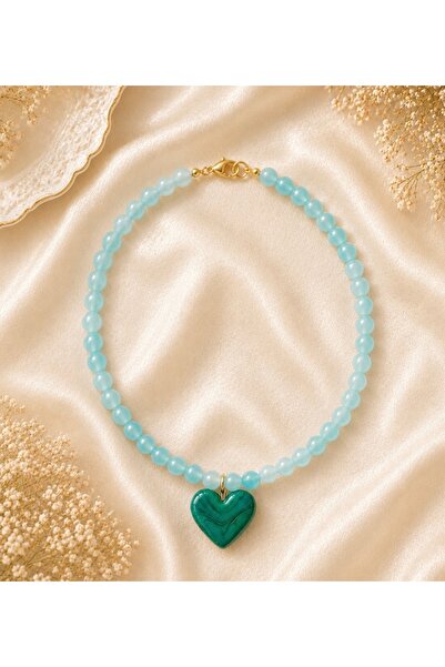 Elvia Atelier Murano Kalp Kolye