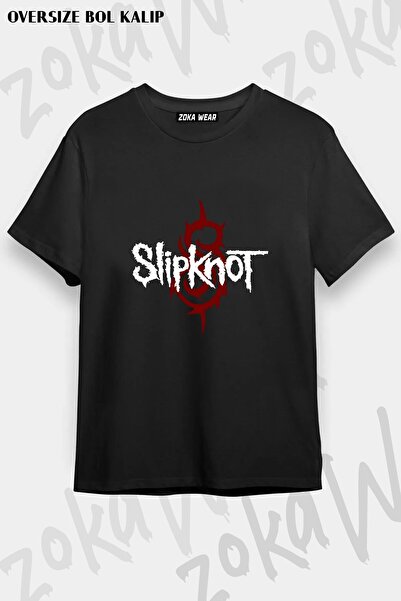ZOKAWEAR Μπλουζάκι Unisex Loose Fit με στάμπα Slipknot v48