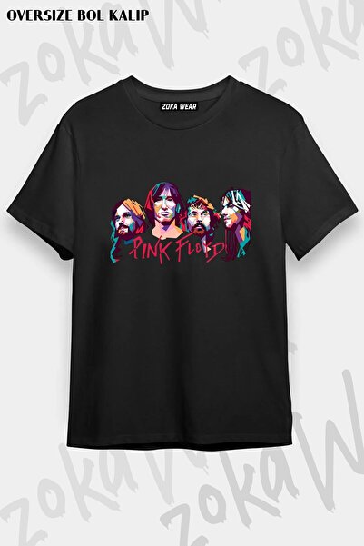 ZOKAWEAR Μπλουζάκι Unisex Loose Fit με στάμπα Pink Floyd v22