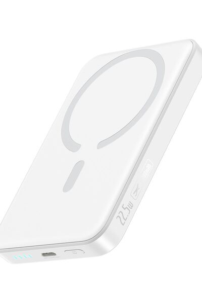 Baseus EnerFill FM11 10000mAh 22.5W Baterie externă magnetică, Alb